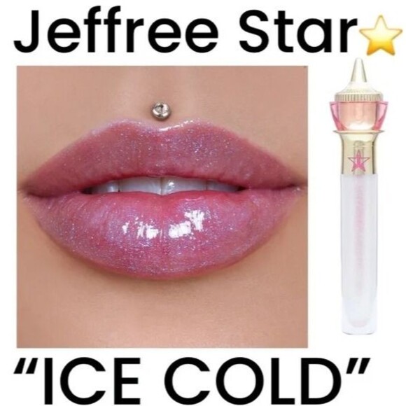 Brand new! Jeffree Star The Gloss ICE COLD BNIB NWT Shimmer Glitter - Picture 1 of 5